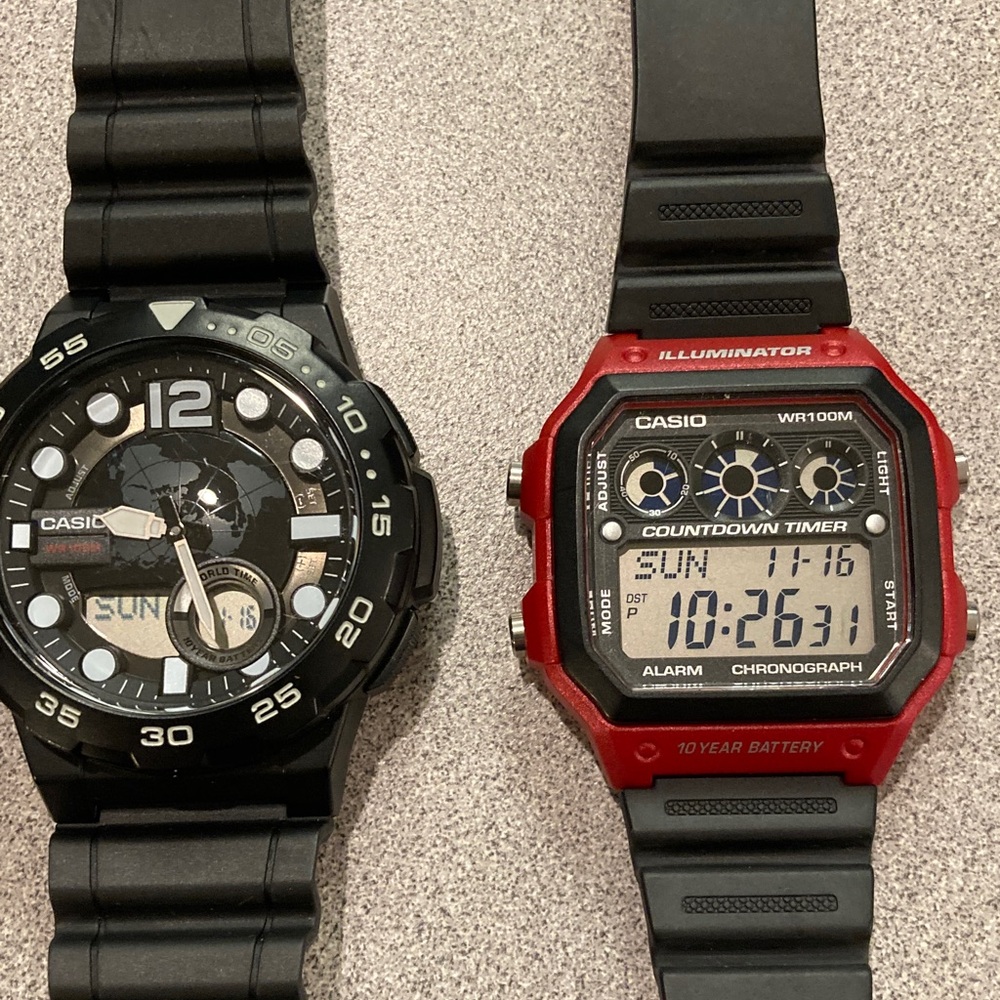 Instant Casio Collection, 5 watch lot, working batteries - Picture 5 of 15